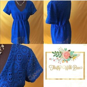 Royal Blue. Springy Dress.